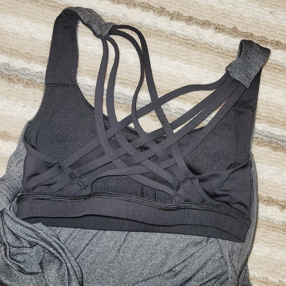LULULEMON Free To Be Serene Criss Cross Straps Slouchy Back Yoga Tank Top 6. - Picture 6 of 9